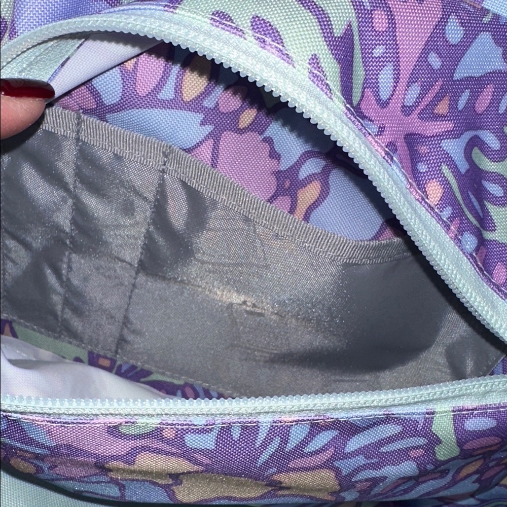 JanSport Mint and Pastel Pattern Backpack - Picture 5 of 5